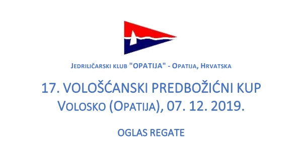 17. Vološćanski predbožićni kup 2019. – oglas, online prijava