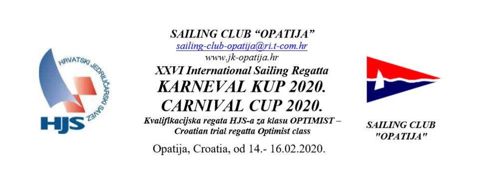 26. KARNEVAL KUP – CARNIVAL CUP 2020. – oglas, online prijave
