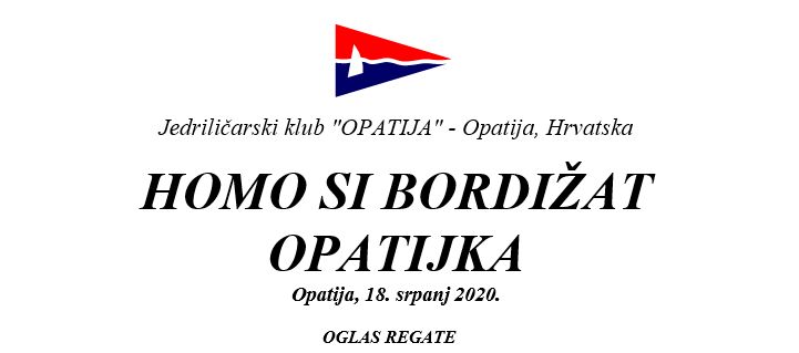 Homo si bordižat – Opatijka 2020. – oglas/upute