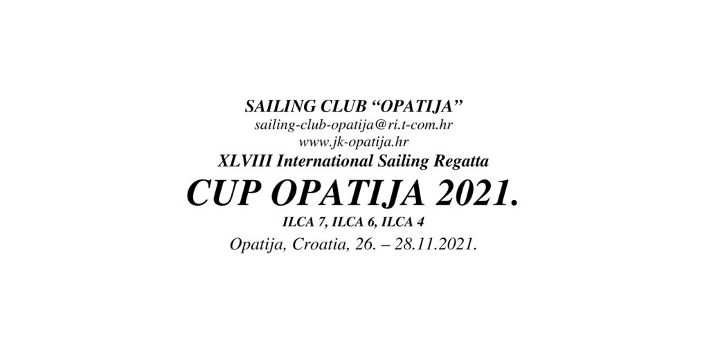 48. CUP Opatija 2021., oglas, online prijave
